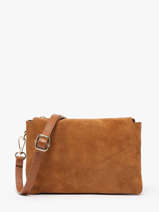 Cross Body Tas Velvet Caviar Milano Bruin velvet caviar VC24117