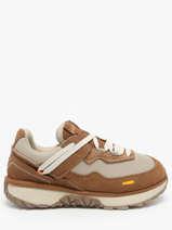 Sneakers Retrofi Low Uit Leder Ugg Bruin men 1167070