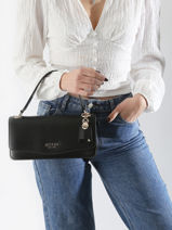 Cross Body Tas Eco Evaine Polyurethaan Guess Zwart eco evaine VG953520-vue-porte