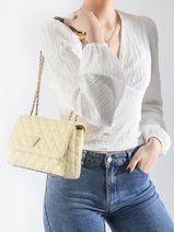 Cross Body Tas Giully Guess Geel giully TD874820-vue-porte