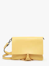 Cross Body Tas Caviar Leder Milano Geel caviar CA22112