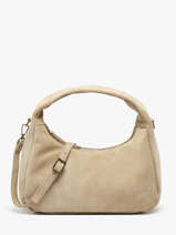 Handtassen Velvet Leder Milano Beige velvet VE24114