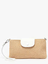 Cross Body Tas Mini Osier Italie Lancaster Wit mini osier italie 117
