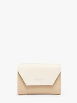 Portemonnee Leder Lancaster Beige smooth 2