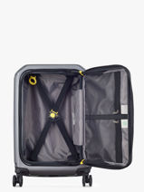 Uitbreidbare Handbagage Delsey Grijs securitime 804-vue-porte