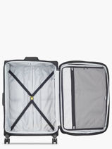 Soepele Reiskoffer Op Wieltjes Maubert 2.0 Delsey Zwart maubert 2.0 3813821W-vue-porte