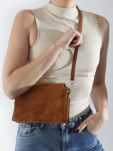 Cross Body Tas Velvet Caviar Milano Bruin velvet caviar VC24117-vue-porte