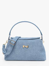 Schoudertas Denim Nathan baume Blauw denim 4D