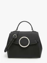 Handtas Ginkgo Leder Nathan baume Zwart ginkgo 1