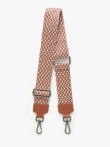 Schouderriem Milano Bruin caviar CA2112ZZ