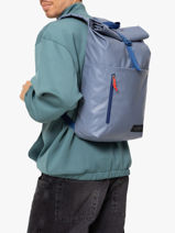 Rugzak Eastpak Blauw tarp MANHATTA-vue-porte