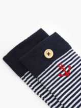 Sokken Cabaia Blauw socks OLI-vue-porte