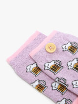 Sokken Cabaia Violet socks DAI-vue-porte
