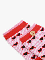 Sokken Cabaia Roze socks LAU-vue-porte