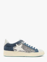 Sneakers Duck Uit Leder Semerdjian Blauw women DUCKB723