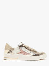 Sneakers Ale Uit Leder Semerdjian Goud women ALEB717