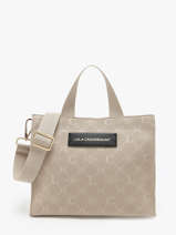 Handtas Print Lola casademunt Beige print 11