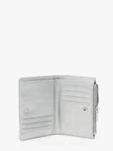 Portefeuille Lola casademunt Zilver logo 16-vue-porte