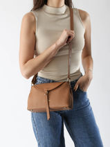 Cross Body Tas Dune Gaia Leder Lancaster Beige dune gaia 103-vue-porte