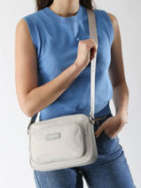 Cross Body Tas Basic Vita Lancaster Grijs basic vita 77-vue-porte