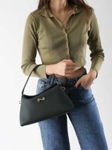 Schoudertas Freesia Leder Nathan baume Blauw eden 4-vue-porte