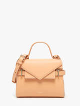 Cross Body Tas S Emily Grain Leder Le tanneur Oranje emily TEMI1006