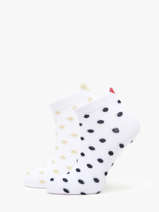 Sokken Pieces Wit socks women 17140773
