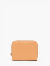 Portefeuille Emilie Leder Le tanneur Oranje emily TEMI3113