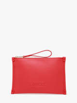 Ritsetui Jour Leder Lancel Rood jour A13174
