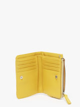 Portefeuille Leder Vintage Nat et nin Geel vintage ROZA-vue-porte