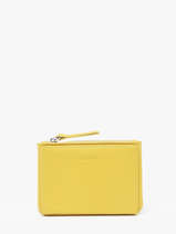 Portefeuille Leder Nat et nin Geel vintage SOLY