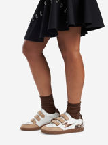 Sneakers Laurette Vanessa wu Beige women BK2785BG-vue-porte