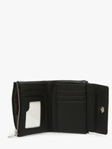 Portemonnee Met Kaarthouder Miniprix Zwart grained F5019-vue-porte