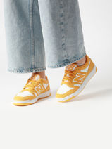Sneakers 480 Uit Leder New balance Geel men BB480LWA-vue-porte