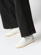 Sneakers Danny Uit Leder Semerdjian Wit women DANNY657-vue-porte