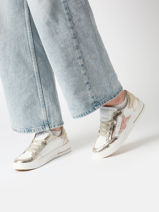Sneakers Ale Uit Leder Semerdjian Goud women ALEB717-vue-porte
