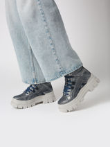 Sneakers Aspha Nc Mid Buffalo Blauw women 1622560-vue-porte