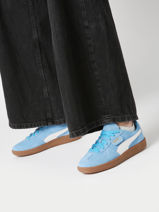 Sneakers Palermo Uit Leder Puma Blauw women 39646344-vue-porte