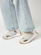 Sneakers Lolo 17 Uit Leder Liu jo Veelkleurig women BA5001EX-vue-porte