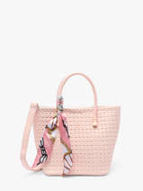 Handtas /cross Body Braided Miniprix Roze braided 1