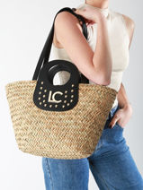 Schoudertas Panier Papier Lola casademunt Zwart panier 91-vue-porte