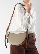 Cross Body Tas Faubourg Leder Lancel Wit faubourg A13545-vue-porte