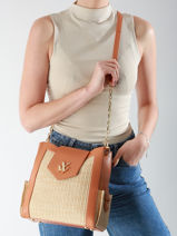 Cross Body Tas Estival Vanessa wu Bruin estival MA0125-vue-porte