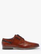 Stadsschoenen Armo Uit Leder Bugatti Bruin men 31196010