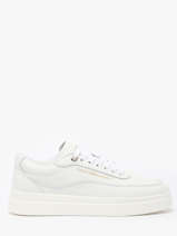 Sneakers Uit Leder Tommy hilfiger Wit women 8800YBS