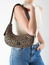 Schoudertas Leopard Vanessa wu Veelkleurig leopard MA0131-vue-porte