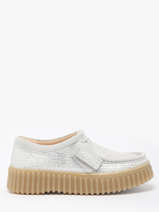 Derby Veterschoenen Torhill Bee Clarks Zilver women 26181192