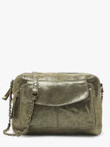 Cross Body Tas Naina Leder Pieces Groen naina 17087872