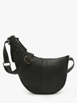 Cross Body Tas Stina Leder Pieces Zwart stina 17156634