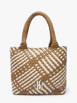 Schoudertas Tessa Gevlochten Laurent david Beige ld bags 957
